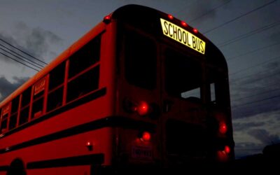 FIRST LIGHT TO PILOT TEST ILLUMINATED SCHOOL BUS SIGN